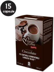 Italian Coffee 15 Capsule Italian Coffee Cioccolato - Compatibile Lavazza Blue