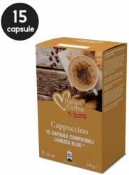 Italian Coffee 15 Capsule Italian Coffee Cappuccino - Compatibile Lavazza Blue