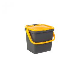 Ecoplast Cos stivuibil cu capac si maner, 30 litri, Ecoplus (E2-ECP30) Cos de gunoi