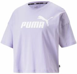 PUMA ESS Cropped Logo Tee , Lila , M