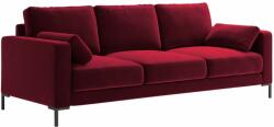 Micadoni Piros bársony háromszemélyes kanapé MICADONI JADE 220 cm (MIC3S51F1JADE1)