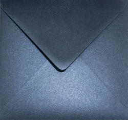  Plicuri perlă decorativă metalizată pătrate K4 15, 3x15, 3 NK Aster Metallic Queens Blue albastru marin 120g