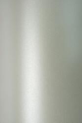 Fedrigoni Hârtie decorativă colorată metalizată Sirio Pearl 125g Platinum argint buc. 10A4