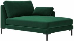 MICADONI Zöld bársony fotel MICADONI JADE 160 cm, jobb (MICCHR51F1JADE3)