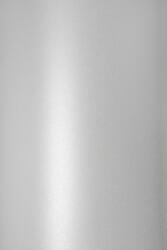 Fedrigoni Hârtie decorativă colorată metalizată Sirio Pearl 230g Ice White alb buc. 10A4
