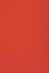 Hârtie decorativă colorată simplă Burano 250g Rosso Scarlatto B61 roșu buc. 10A5