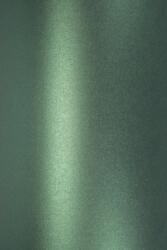 Favini Hârtie decorativă colorată metalizată Majestic 250g Gardeners Green verde închis 72x102 R125 1 buc