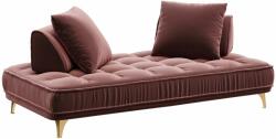 Devichy Rózsaszín bársony háromszemélyes kanapé DEVICHY Chloe 234 cm (DEVICHY-CHLOE-39A-4B)