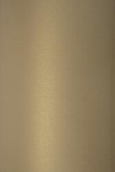 Fedrigoni Hârtie decorativă colorată metalizată Sirio Pearl 110g Merida Kraft buc. 10A4