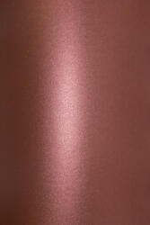 Hârtie decorativă colorată metalizată Aster Metallic 250g Dark Red burgundy buc. 10A4