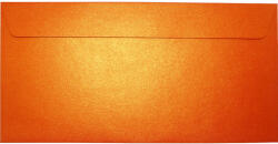  Plicuri perlă decorativă metalizată DL 11x22 HK Sirio Orange Glow portocaliu 125g