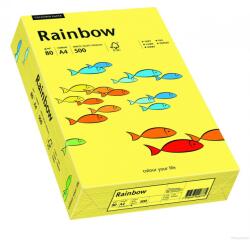 Hârtie decorativă colorată simplă Rainbow 80g R16 galben buc. 500A4