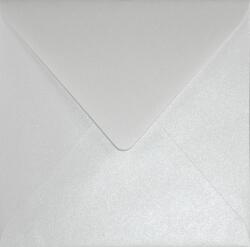Netuno Plicuri perlă decorativă metalizată pătrate K4 15, 5x15, 5 NK Sirio Pearl Ice White alb 110g