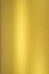 Hârtie decorativă colorată metalizată Aster Metallic 250g Cherish auriu buc. 10A4