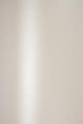 Fedrigoni Hârtie decorativă colorată metalizată Sirio Pearl 125g Oyster Shell ecru 72x102 R250 1 buc