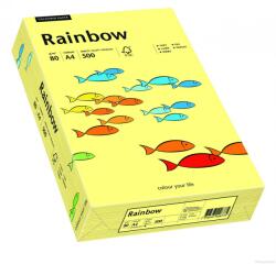 Hârtie decorativă colorată simplă Rainbow 160g R12 galben deshis buc. 250A4