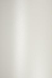 Hârtie decorativă colorată metalizată Aster Metallic 300g White alb 70x100 R100 1 buc
