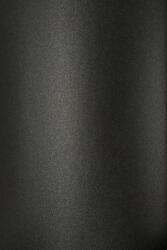ArjoWiggins Hârtie decorativă colorată metalizată Curious Metallics 300g Night negru buc. 10A4