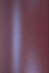 Favini Hârtie decorativă colorată metalizată Majestic 290g Night Club Purple violet închis buc. 10A4