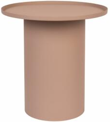 White Label Rózsaszín matt fém oldalasztal WLL SVERRE 45, 5 cm (2300299)