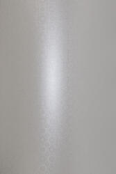 Hârtie decorativă colorată metalizată Aster Metallic 250g Silver Disco argintiu buc. 10A4