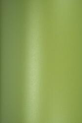 Favini Hârtie decorativă colorată metalizată Majestic 250g Satin Lime verde deshis buc. 10A4