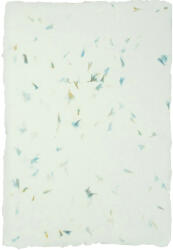 Hârtie florală decorativă realizat handmade manual - albăstrele buc. 5A4