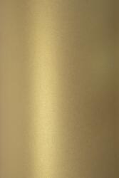 Fedrigoni Hârtie decorativă colorată metalizată Sirio Pearl 230g Pearl Gold auriu 72x102 R125 1 buc