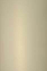 Hârtie decorativă colorată metalizată Sirio Pearl 110g Merida Cream ecru buc. 10A5
