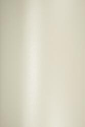 Favini Hârtie decorativă colorată metalizată Majestic 250g Milk natural alb buc. 10A4