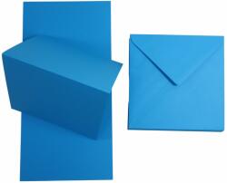 Set cu pliere Rainbow hârtie 160g albastru închis + plicuri B6 80g buc. 25