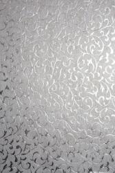 Hârtie decorativă căptuțeală alb - dantelă argintie 58x90 1 buc