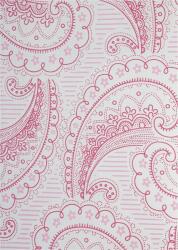  Hârtie decorativă cu model arabesc - roz 56x76 1 buc