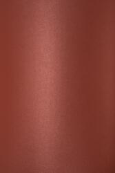 ArjoWiggins Hârtie decorativă colorată metalizată Curious Metallics 120g Winia burgundy buc. 10A4