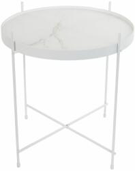 Zuiver Fehér márvány oldalasztal ZUIVER CUPID Ø 43 cm (2300081)