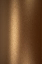 Hârtie decorativă colorată metalizată Majestic 120g Casino Gold auriu buc. 10A5