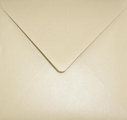 Plicuri perlă decorativă metalizată pătrate K4 15, 3x15, 3 NK Aster Metallic Sand bej 120g