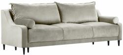 Micadoni Bézs bársony háromszemélyes kanapéágy MICADONI RUTILE 215 cm (MIC3SA3RUTILE6)