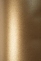 Fedrigoni Hârtie decorativă colorată metalizată Sirio Pearl 230g Fusion Bronze maro 72x102 R125 1 buc
