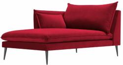 MICADONI Piros bársony fotel MICADONI AGATE 165 cm, bal (MICCHLF2AGATE9)