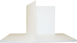  Hârtie simplă decorativă Lessebo Smooth 240g White alb buc. 25 K4-14, 5 cu pliere