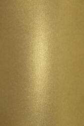 Hârtie decorativă colorată metalizată Aster Metallic 300g Rust. Gold auriu 70x100 R100 1 buc