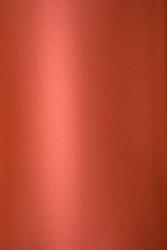 ArjoWiggins Hârtie decorativă colorată metalizată Curious Metallics 300g Magma roșu buc. 10A4