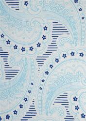 Hârtie decorativă model arabesque - albastru 18x25 5buc