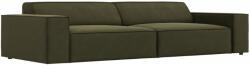 Micadoni Zöld bársony háromszemélyes kanapé MICADONI Jodie 204 cm (MIC_3S_51_F1_JODIE2)