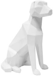 Time for home Fehér dekoratív szobor Origami kutya S (PT3495WH)
