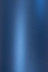 Fedrigoni Hârtie decorativă colorată metalizată Cocktail 290g Blue Moon albastru marin buc. 10A4