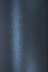 Hârtie decorativă colorată metalizată Aster Metallic 250g Queens Blue albastru marin 72x100 R125 1 buc