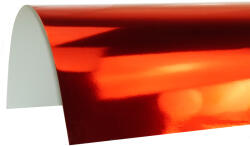 Hârtie decorativă simplă oglindă Mirror 270g Red roșu buc. 10A4