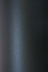 Fedrigoni Hârtie decorativă colorată metalizată Sirio Pearl 125g Shiny Blue albastru marin 72x102 R250 1 buc
